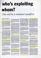 1992 BIG ISSUE WHO'S EXPLOITING WHOM